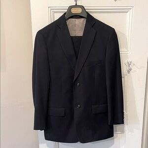 Michael Kors Big Boy Men's Navy Suit includes Pants and Blazer Jacket